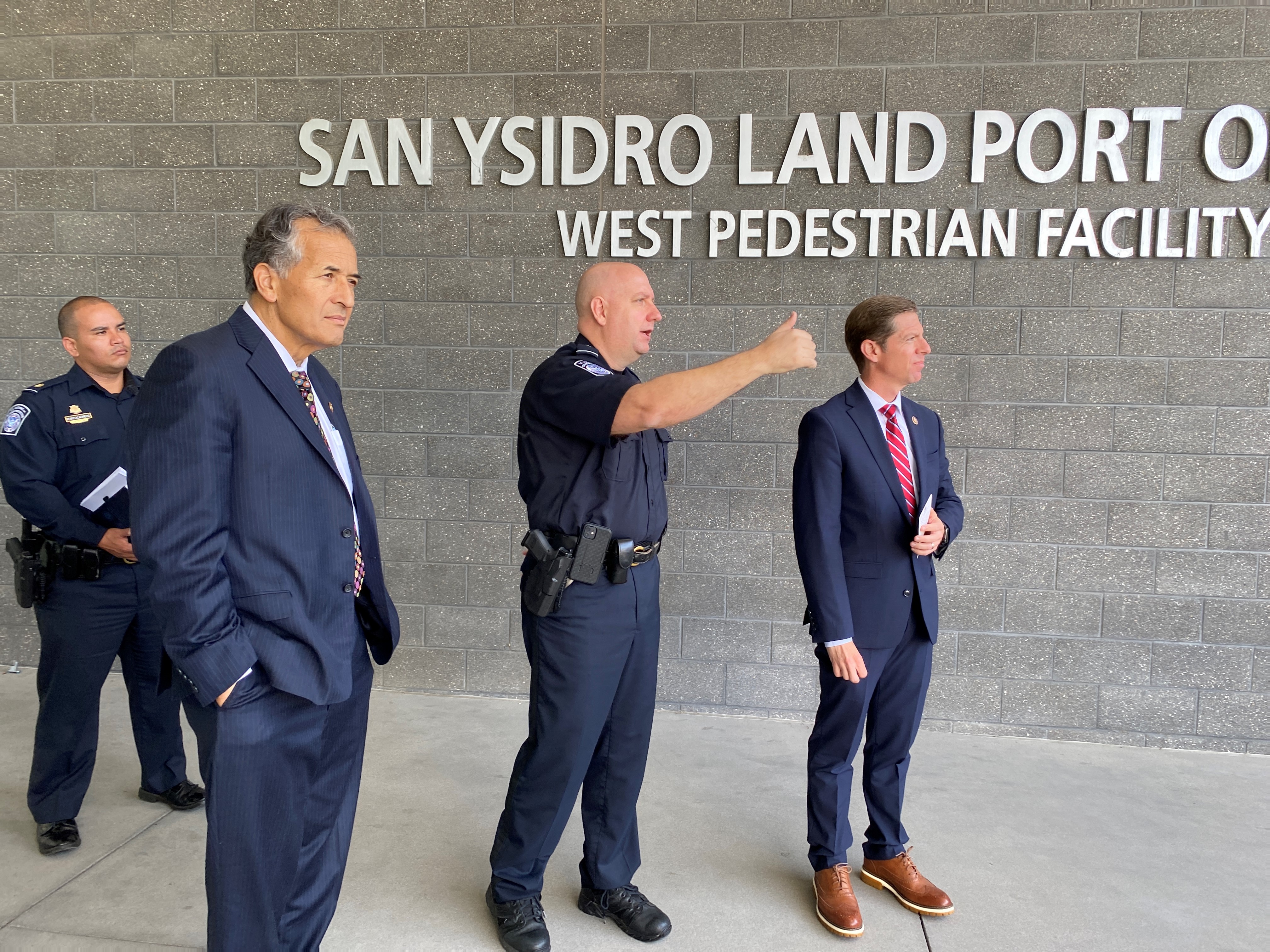 Rep. Mike Levin Visits Southern Border and Receives Briefing from CBP  Officers at San Ysidro Port of Entry . Congressman Mike Levin